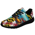 thumbnail image 1 of Maryland Stte Crab and Black eyed Susan Flower Shoes Sneakers for Women Men Black Size 9, 1 of 7