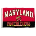 thumbnail image 1 of Maryland Terrapins 3 Ft. X 5 Ft. Flag W/Grommets, 1 of 6