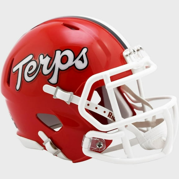 Maryland Terrapins Script Red Riddell NCAA Speed Mini Helmet