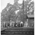 thumbnail image 1 of Maryland Train Station. Npassengers On The Platform At The Train Station In Silver Spring Maryland. Photograph By Jack, 1 of 3