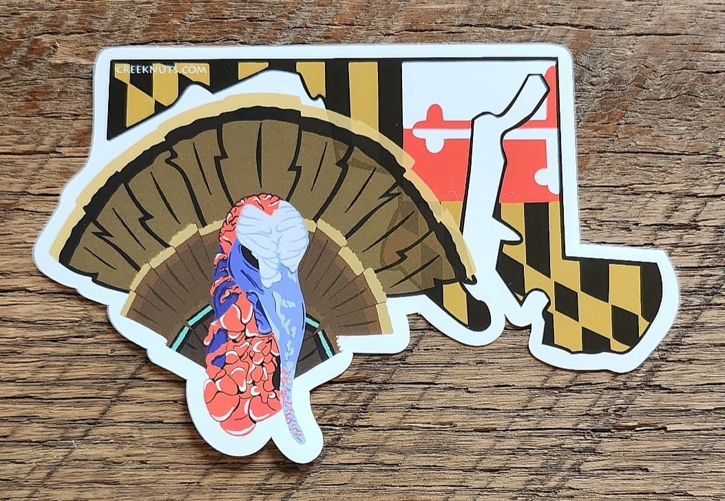 Maryland Wild Turkey Sticker Decal - Walmart.com