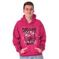 thumbnail image 1 of Maryland is for Crab MD Flag Souvenir Unisex Plus Fleece Graphic Hoodie Brisco Brands 5X, 1 of 5