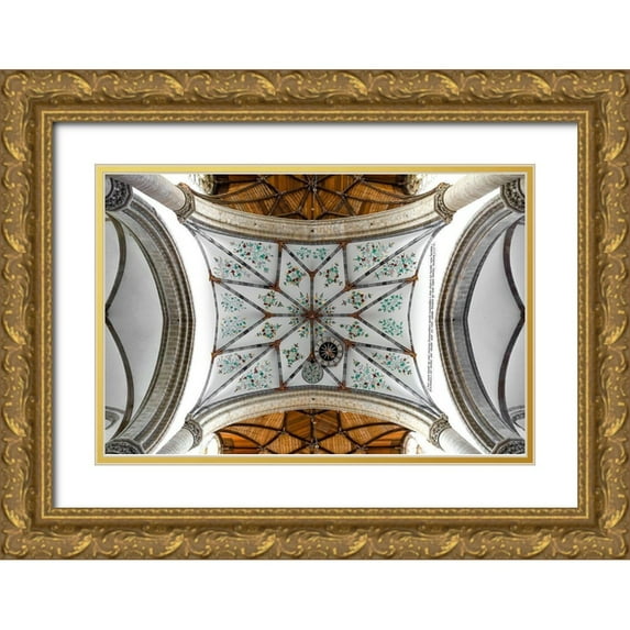 Marylou 18x13 Gold Ornate Wood Framed with Double Matting Museum Art Print Titled - Haarlem