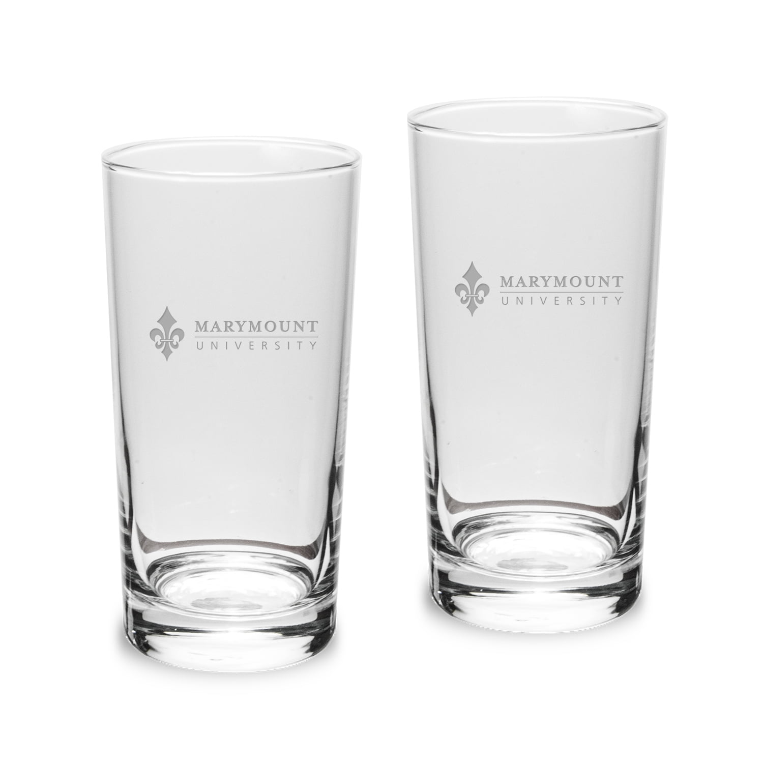 marymount-saints-team-logo-two-piece-10oz-highball-glass-set-walmart