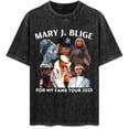 thumbnail image 1 of Marys For My Fans Tour 2025 J Retro Print Bliges T Shirt Hip Hop Merch Shirt Short Sleeve Loose Fit for Women Men, 1 of 4