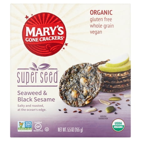 Marys Gone Crackers Cracker Swd & Bk Ssme Org,5.5 Oz (Pack Of 6)
