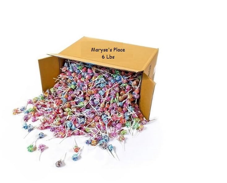 Dum Dum Pops Assorted Flavors Bulk - 30-Pound Box With 2,340 Lollipops