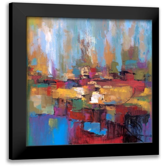 Marzari, Tebo 12x12 Black Modern Framed Museum Art Print Titled - Senza titolo