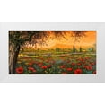 thumbnail image 1 of Marzari, Tebo 18x11 White Modern Wood Framed Museum Art Print Titled - Pianura in fiore, 1 of 4