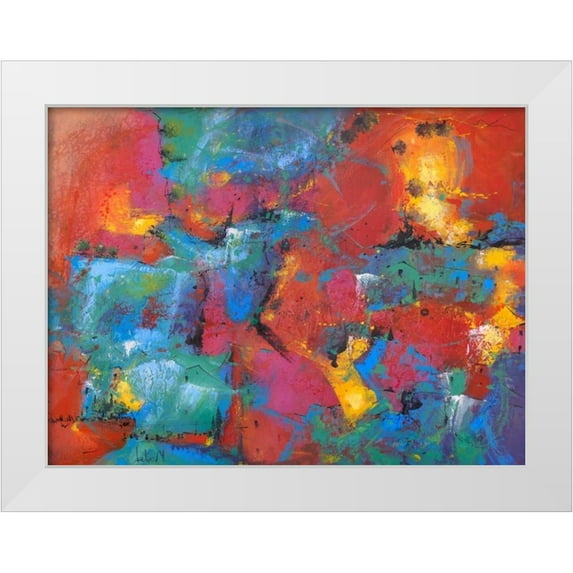 Marzari, Tebo 24x19 White Modern Wood Framed Museum Art Print Titled - Pensieri sfuocati