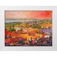 thumbnail image 1 of Marzari, Tebo 24x19 White Modern Wood Framed Museum Art Print Titled - Villaggio delle praterie, 1 of 4