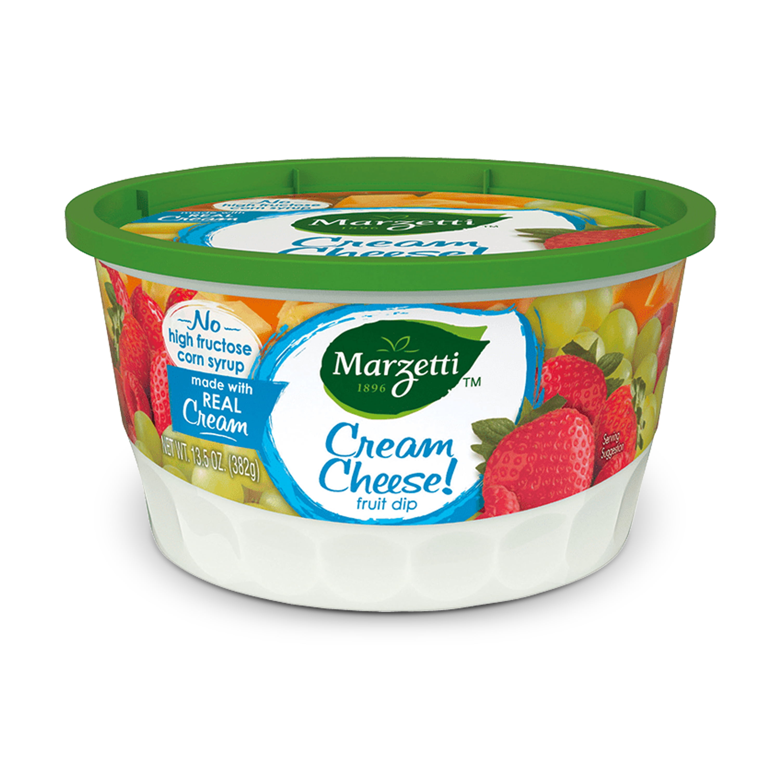 Marzetti Cream Cheese Fruit Dip Made with Real Cream, 13.5 oz Tub, Contains Milk