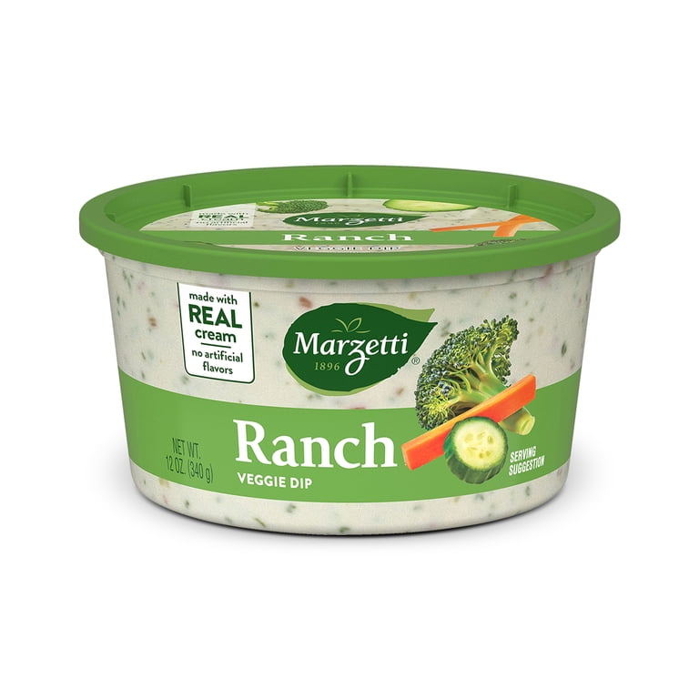 Marzetti, Ranch Veggie Dip, 12 oz, Refrigerated, Smooth and Creamy -  Walmart.com