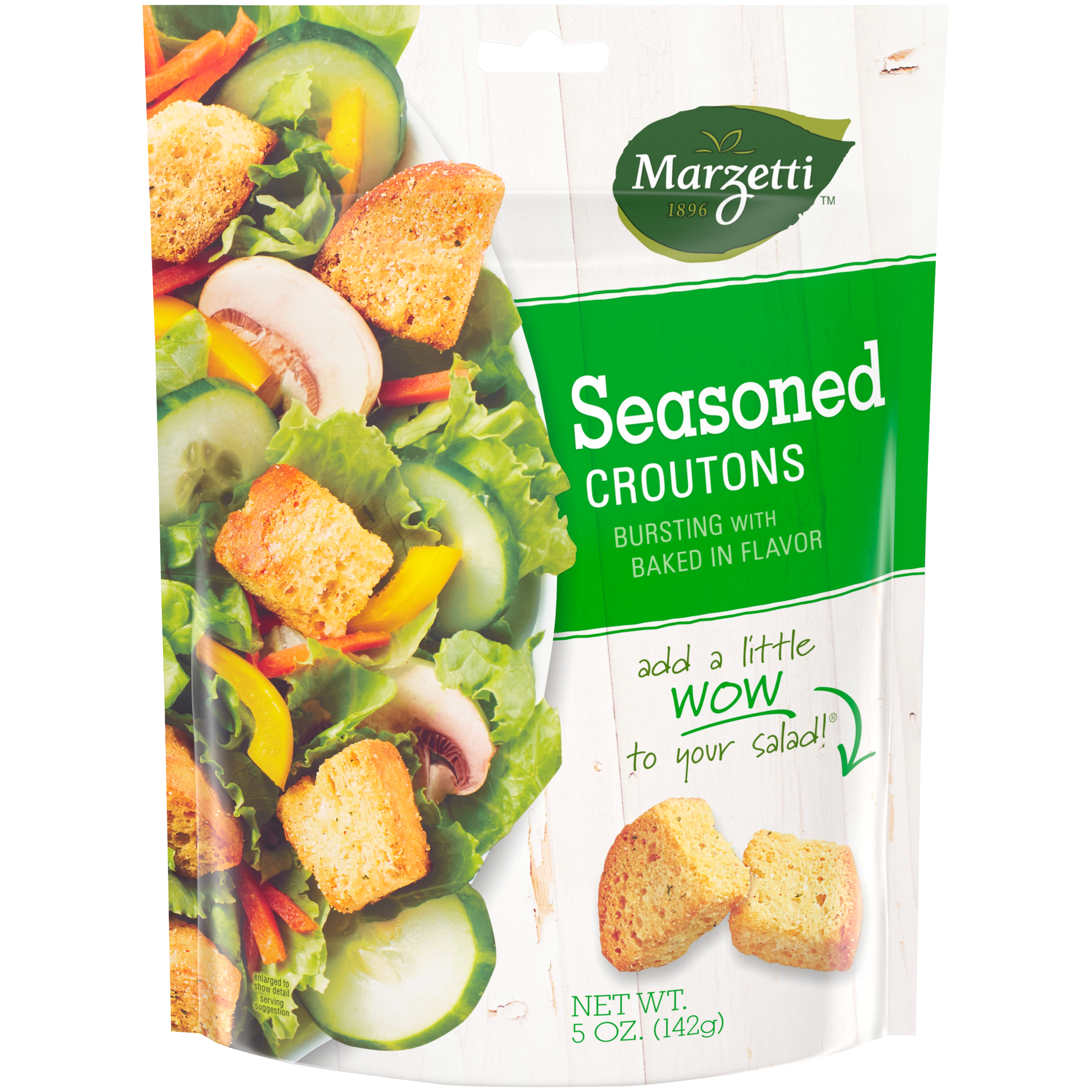 Marzetti Seasoned Croutons, 5 oz. Bag; Toppings for Salads & Soups - image 1 of 7