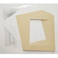 thumbnail image 1 of Marzipan 16x20 White Picture Mats with White Core for 11x14 Pictures - Fits 16x20 Frame, 1 of 2