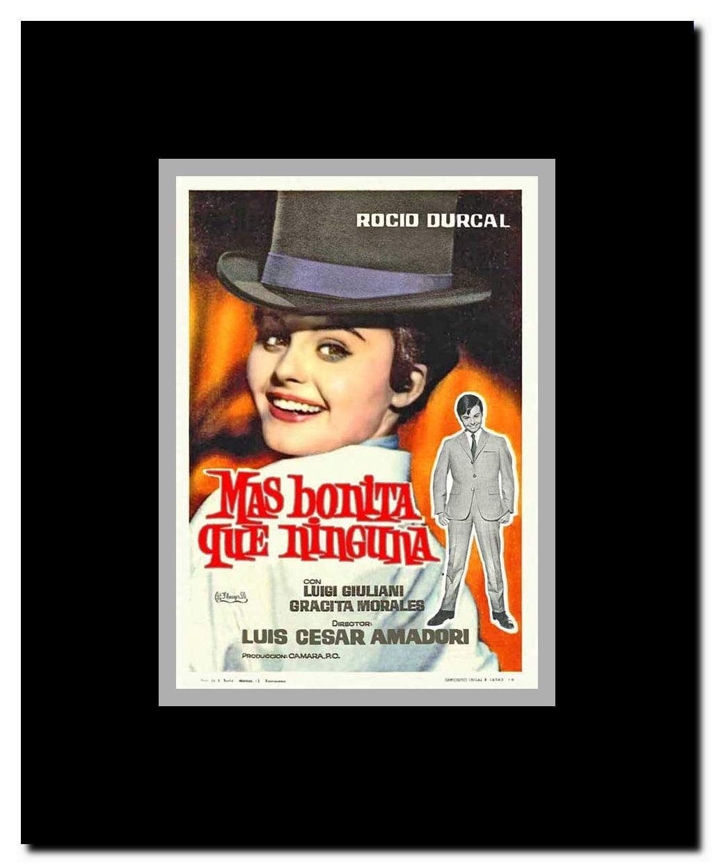 Mas bonita que ninguna Framed Movie Poster