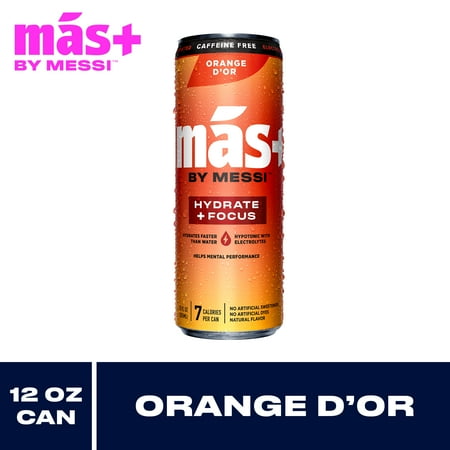 Mas+ by Messi Orange D 12oz Can