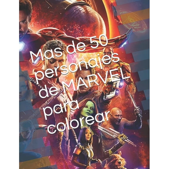 Mas de 50 personajes de MARVEL para colorear, (Paperback)