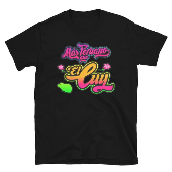 Mas peruano que el Cuy peruvian pride cool graph Short-Sleeve Unisex T-Shirt