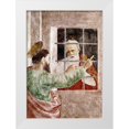 thumbnail image 1 of Masaccio,  14x18 White Modern Wood Framed Museum Art Print Titled - St. Peter In Jail, 1 of 4