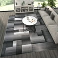 thumbnail image 1 of Masada Rugs Modern Contemporary Area Rug, Grey Black (8 Feet X 10 Feet), 1 of 6