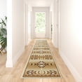 thumbnail image 1 of Masada Rugs Southwest , Area Rug (32 Inch X 15 Feet 5 Inch) Runner, Beige, 1 of 6