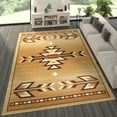 thumbnail image 1 of Masada Rugs Southwest , Area Rug (6 Feet X 9 Feet), Beige, 1 of 7