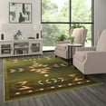 thumbnail image 1 of Masada Rugs Southwest , Area Rug (6 Feet X 9 Feet), Green, 1 of 7