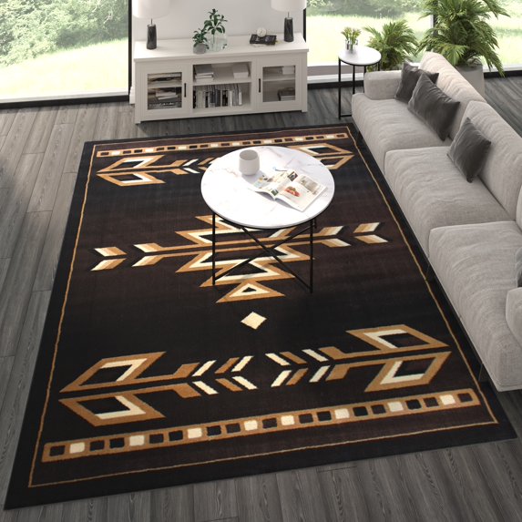 Masada Rugs Southwest , Area Rug (8 Feet X 10 Feet), Brown