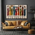 thumbnail image 1 of Masai Mara African Wall Art Abstract African Masai Poster Colorful African Masai Gift African Wall Decor Abstract Wall Art, Unframed Poster Size 24x36, 1 of 4