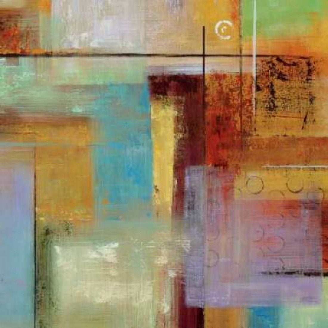 Masai Textures II Canvas Art - Hilda Stamer (24 x 24)