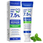 Masaigge 7.5% Hydroxyapatite Toothpaste   Enamel Repair, Sensitive Relief and Teeth Whitening, 120g