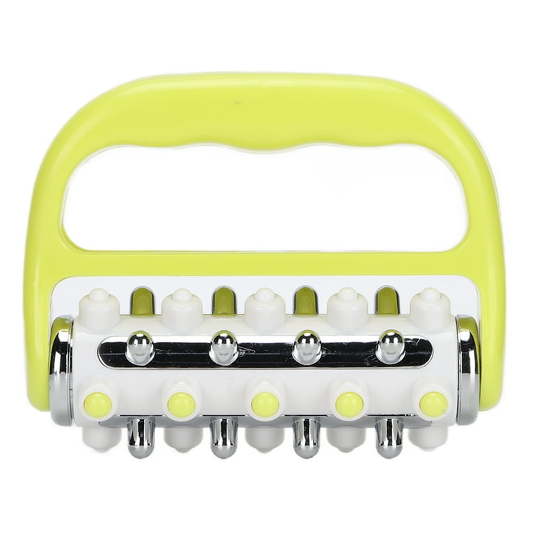 Masajeador Anticelulitico Rodillo De Masaje Corporal De Mano Alivio Del Dolor Manual Relajante Muscular Para Cuello Pantorrilla Hombro Cintura amarillo Walmart