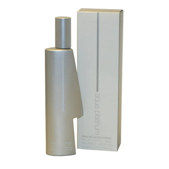Masaki Matsushima Mat Aqua Platinum Eau de Toilette, Cologne for Men, 2.7 Oz Full Size