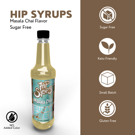 Hip Syrups - Masala Chai Sugar Free Simple Syrup
