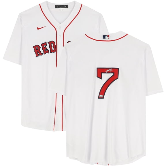 Masataka Yoshida Boston Red Sox Autographed White Replica Jersey - Fanatics Authentic Certified