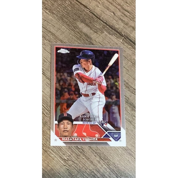 Masataka Yoshida MLB Boston Red Sox 2023 Topps Chrome Update USC174 trading card