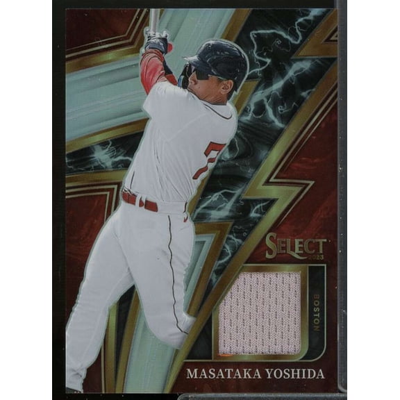 Masataka Yoshida Rookie Card 2023 Select Sparks Materials Prizms Silver #7