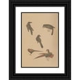 thumbnail image 1 of Masayoshi Kitao 11x14 Black Ornate Wood Framed Double Matted Museum Art Print Titled: Choju Ryakugashiki, Pl.28 (1868-1912), 1 of 5