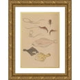 thumbnail image 1 of Masayoshi Kitao 13x18 Gold Ornate Wood Frame and Double Matted Museum Art Print Titled - Choju Ryakugashiki, Pl.44 (1868-1912), 1 of 4
