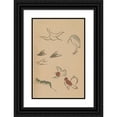 thumbnail image 1 of Masayoshi Kitao 17x24 Black Ornate Framed Double Matted Museum Art Print Titled: Choju Ryakugashiki, Pl.23 (1868-1912), 1 of 5