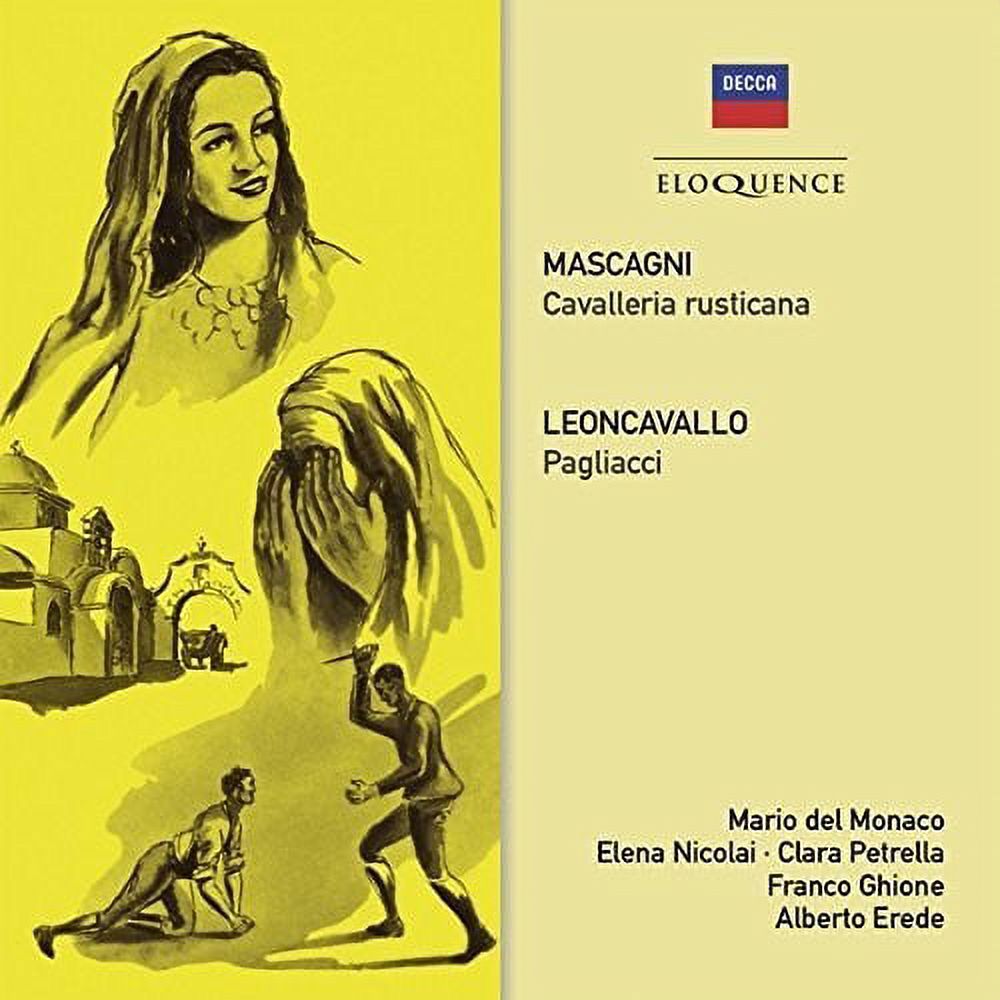 Del Monaco,Mario / Ghione,Franco / Erede,Alberto - Mascagni: Cavalleria / Leoncavallo: Pagliacci - Music & Performance - CD
