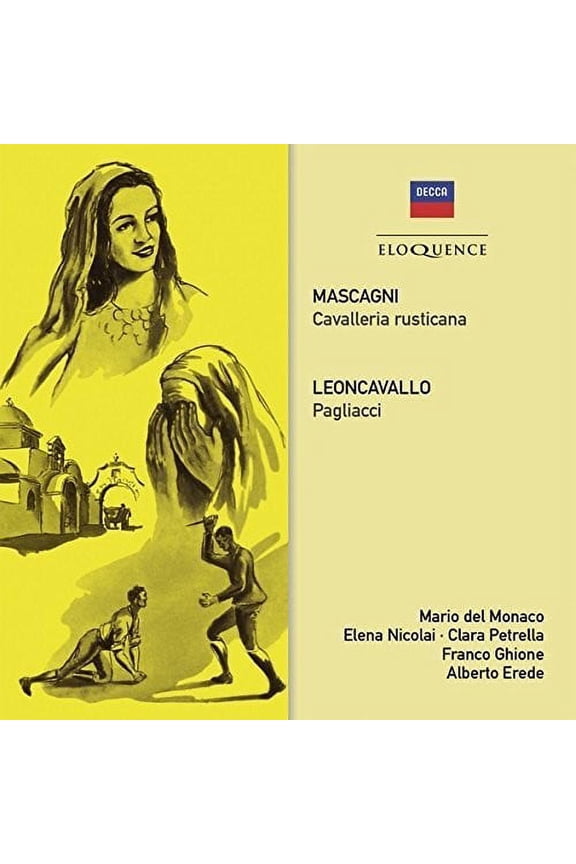 Del Monaco,Mario / Ghione,Franco / Erede,Alberto - Mascagni: Cavalleria / Leoncavallo: Pagliacci - Music & Performance - CD