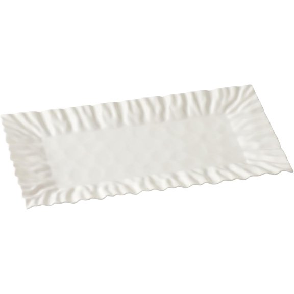 Mascali Bianca Rectangular Tray, 15" x 7.5" x 1"