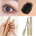 Mascara Dazzling Don'T Dye Or Take Off Makeup Durable Long Thin Rolled Gold Pipe Black Brown