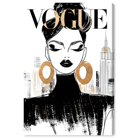 Mascara Eye Shadow Cover Canvas Print Fashion Art by Art Remedy, Gallery Wrapped, 20 x 30