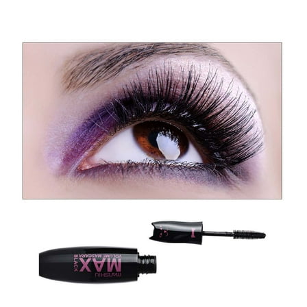 Mascara, Eyelash Extension Mascara, Long-Lasting Waterproof 4D Fiber Lash Enhancer with Natural Curl and Nourishing Plant-Based Ingredients