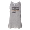 thumbnail image 1 of "Mascara Leggings Leopard Done, Women's Tank Top, Leopard Print, Mascara Shirt, Racerback, Gift For Her, Gym Apparel, Workout Top, Boujie, Athletic Grey, LARGE", 1 of 1