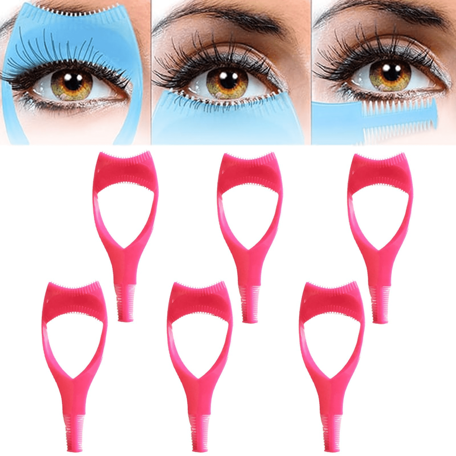 Mascara Shield Applicator Guard, 3 in 1 Eyelashes Tools Mascara Shield