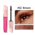 thumbnail image 1 of Mascara Thick Volumizing Waterproof Lengthening Curling Lash Brown 10g Long Lasting Smudge Proof Eye Makeup, 1 of 5